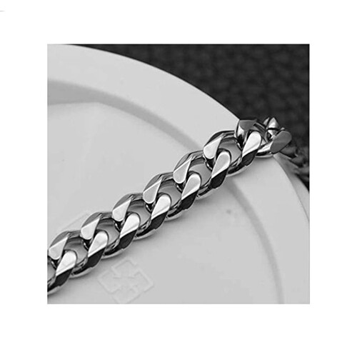 Men Women Necklace Silver             SKU-1088