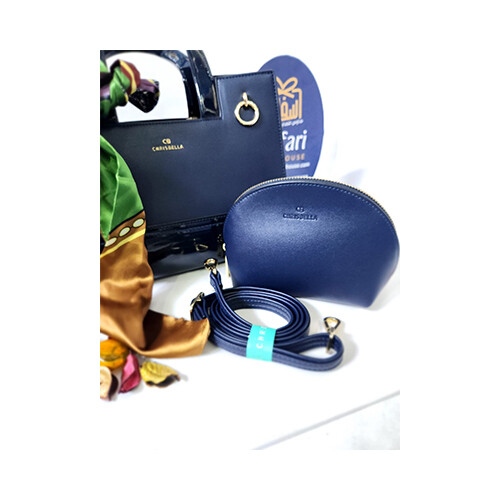 CB Chrisbella- Aopiya Leather Industrial LLC - Navy Color             SKU-1219