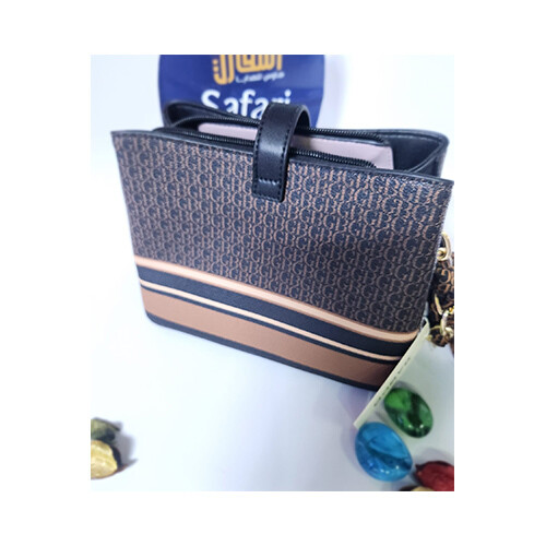 BagCo Womens Brand - Hand Bag Brown Black Color             SKU-2070