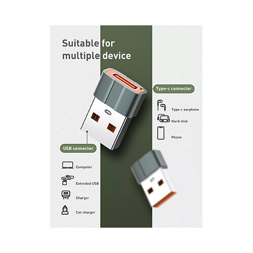 LDNIO Fast  Transmission   USB C Female to USB Nake              SKU-1864