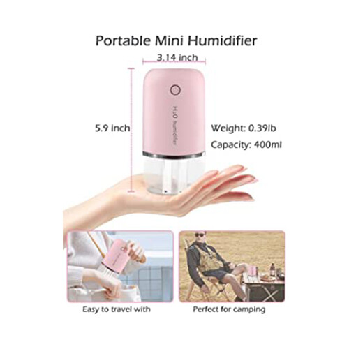 H2O Humidifier  Warm Prompt Coral Pink             SKU-1811