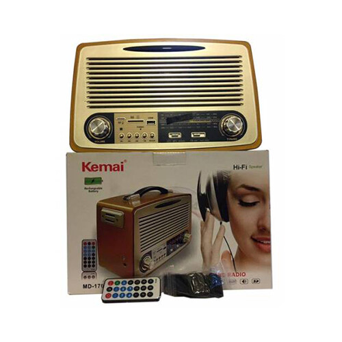 Kemai HI FI Stero Radio Bluetooth USB - SD Card Play             SKU-1917