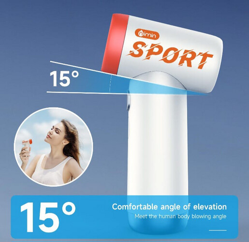 One-touch cool hight speed fan sku-6039