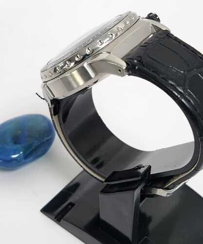 Used Men Watch Brands Black Silver   SKU-2141