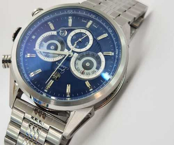 Used Men Watch Brands TaGHuer Gran Carrera Blue Silver   SKU-2122