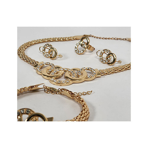 Necklace Set Gold Rings Set     SKU-2023