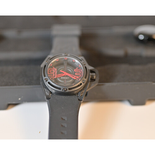 X Watch Black Leather in Black Box             SKU-239