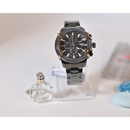 Watch -  Brand - BELLEDA - for Men- Color -Black - Inner Black             SKU-546