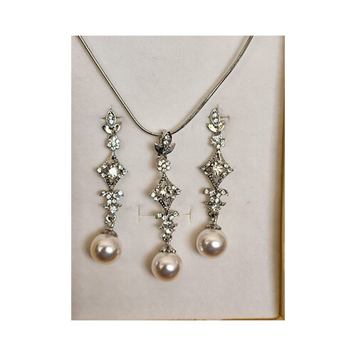 Accessories - For Women - Set - Color - Silver Pearl 2             SKU-656