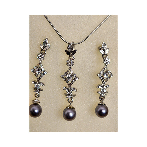 Accessories - For Women - Set - Color - Silver Pearl 3             SKU-657