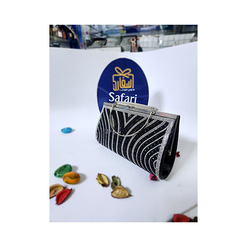 Black Swarovski Bag             SKU-705