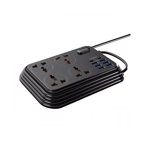 Moxom Estention 3.4A 4Anti Power Socket with USB 6 Ports and 2 Type C             SKU-892