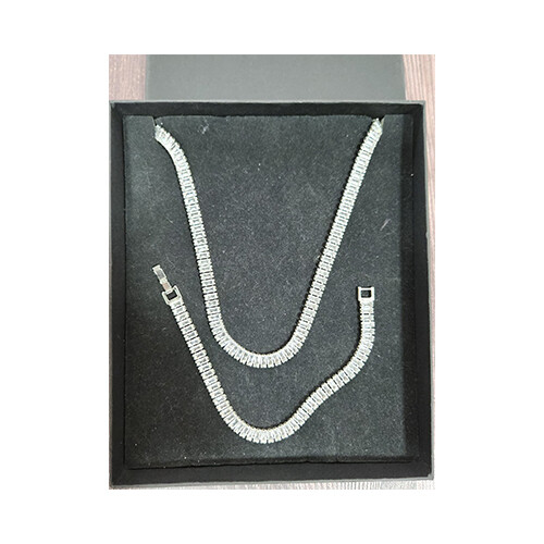 Earrings Moissanite Silver Stone 14K Stainles             SKU-1035