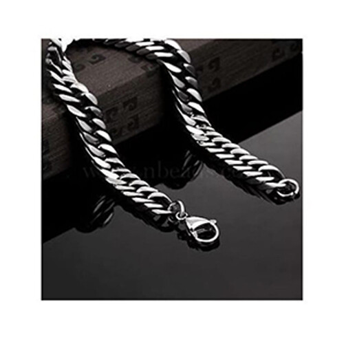 Men Women Necklace Silver             SKU-1088