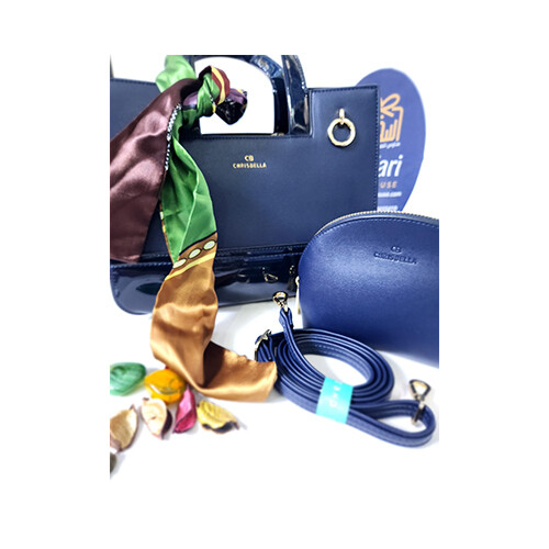 CB Chrisbella- Aopiya Leather Industrial LLC - Navy Color             SKU-1219