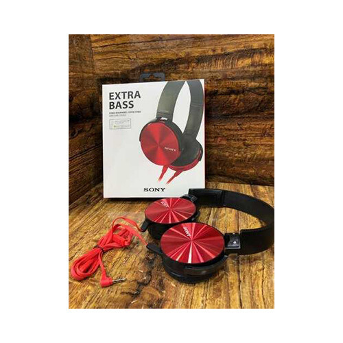 Extra Base Stereo HeadPhones MDR XB450AP 4 Colors Blue - Red- White - Black - Yellow    SKU-1316