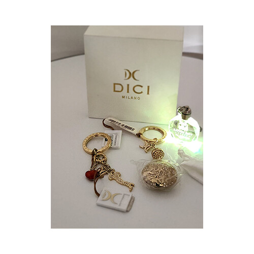DICI Mailano Gold Color KeyCahin set of 2             SKU-1449