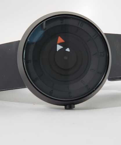 Used Men Watch Full Black    SKU-2116