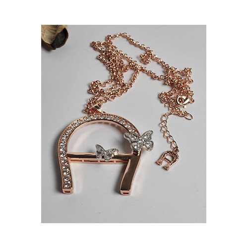Agner Necklace For Womens & Girls  Rose Gold with Small Dimonds            SKU-1990