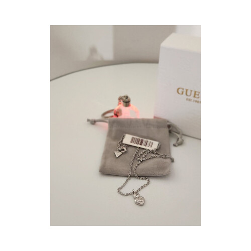 Necklace for Women Silver - Heart Shape - Guess Brand             SKU-52