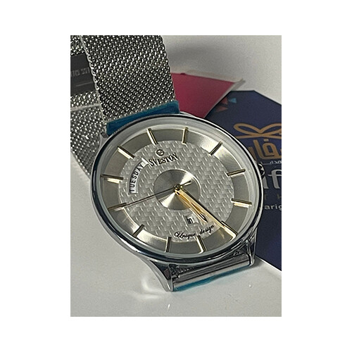 Sveston Men Watch Steel in White             SKU-196