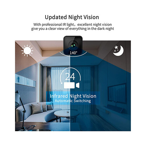 Create Great Wireless WiFi Camera Powered by 12000 mAh Rechargeable Battery, 1080P  2-Way Audio, SKU