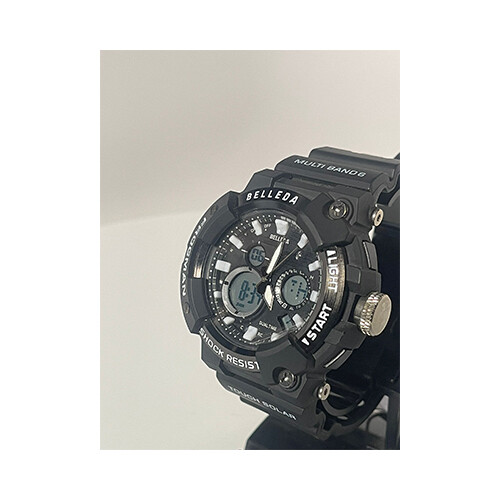 Watch -  Brand - BELLEDA - for Men- Color - Black - In Back             SKU-551