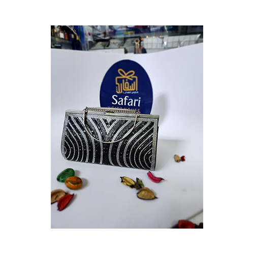 Black Swarovski Bag             SKU-705