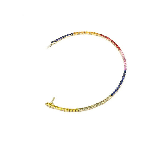 2021 Hihop CZ Tennis Chain Iced Out Necklace             SKU-1034