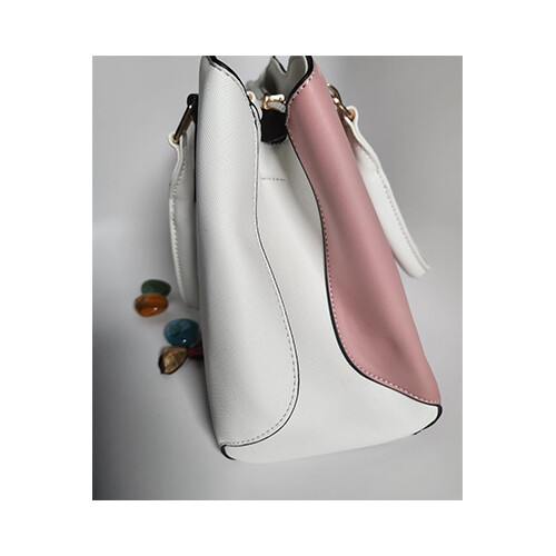 LUOWAN Handbag 4 pcs set (White, Pink) - Ladies Hand Bag             SKU-1215