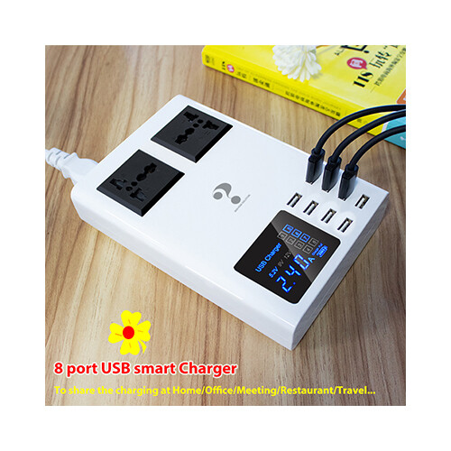 Crony CD A10W  Wireless Charger 8 USB Ports             SKU-1897