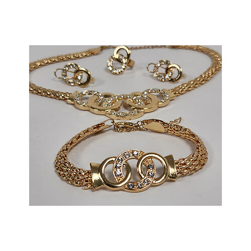 Necklace Set Gold Rings Set     SKU-2023