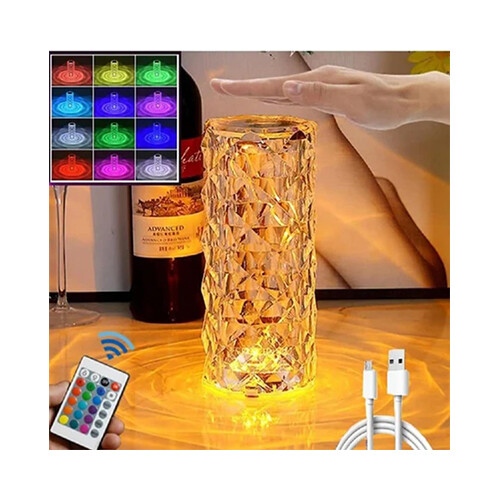 ROSE DIAMOND USB CHARGING TABLE LAMP           SKU-1620