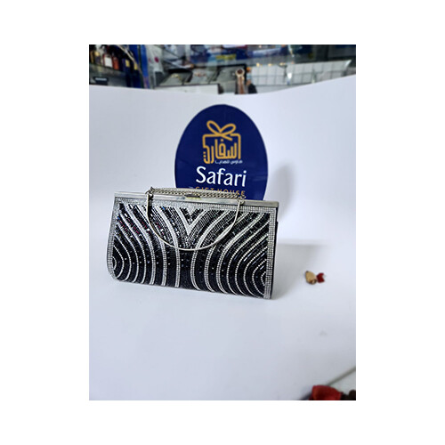 Black Swarovski Bag             SKU-705