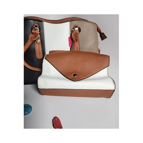 LUOWAN Handbag 4 pcs set (Brown,Black) - Ladies Hand Bag             SKU-1213