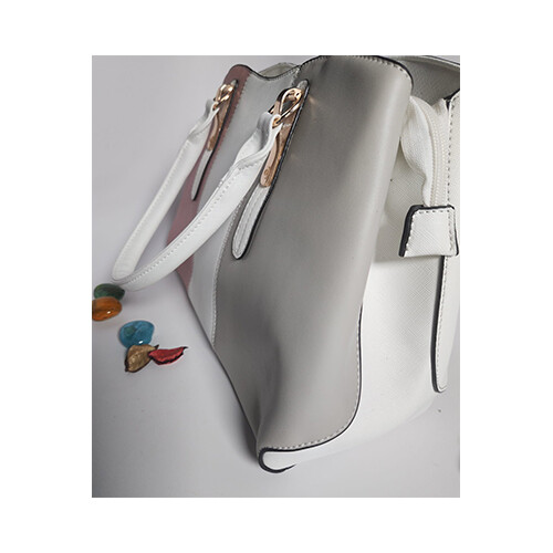 LUOWAN Handbag 4 pcs set (White, Pink) - Ladies Hand Bag             SKU-1215