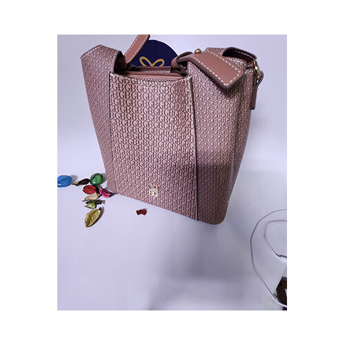 BagCo Womens Brand -  Hand Bag Pink Color             SKU-2067