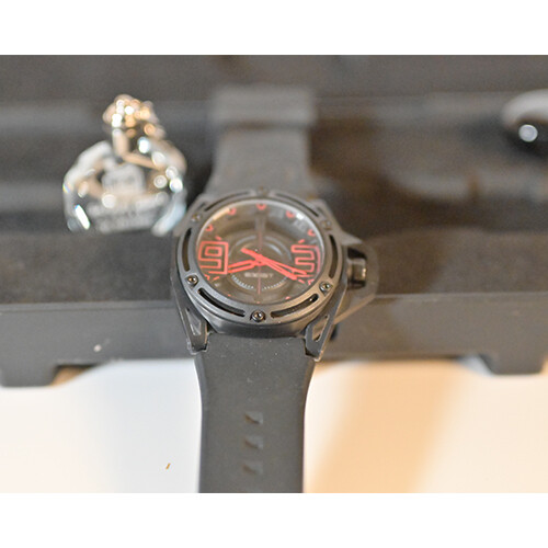 X Watch Black Leather in Black Box             SKU-239