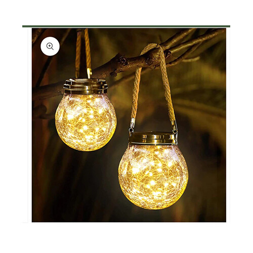 Solar Glass Decoration Light           SKU-323
