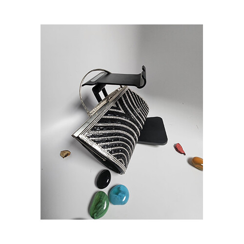 Black Swarovski Bag             SKU-705