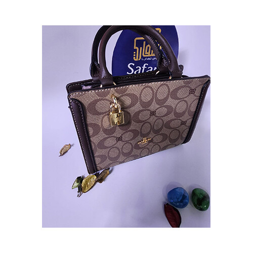 BagCo Womens Brand - Hand Bag Kaaki Color             SKU-2069