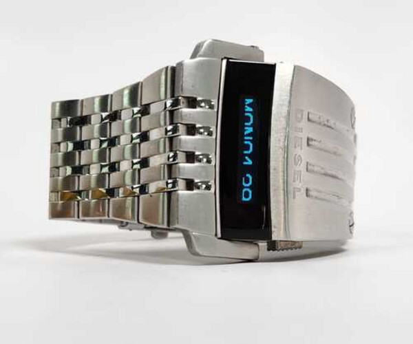 Used Men Watch Brands  Diesel Digital Silver    SKU-2132