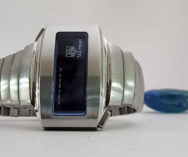 Used Men Watch Brands TaGHuer - Blue Digital     SKU-2121