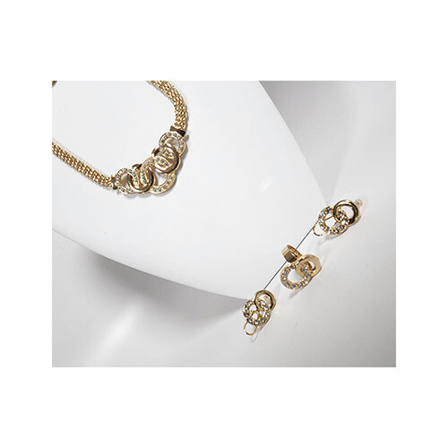 Necklace Set Gold Rings Set     SKU-2023