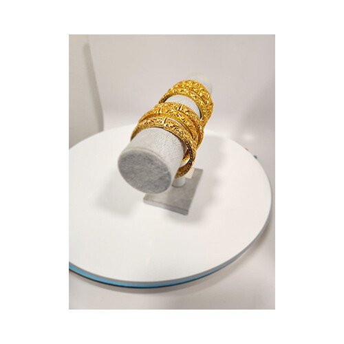 Trend 18K Pleated Italian 24K Gold             SKU-1029