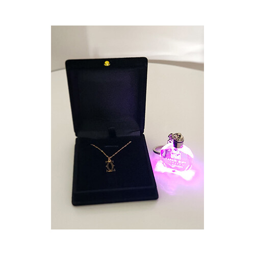 Necklace 18K Gold Branded Names Gussi - Cartier - Louis Viton             SKU-1450