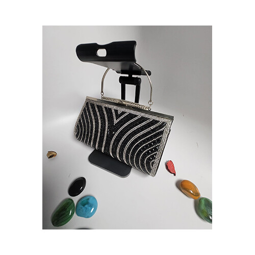 Black Swarovski Bag             SKU-705