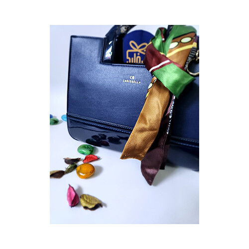 CB Chrisbella- Aopiya Leather Industrial LLC - Navy Color             SKU-1219