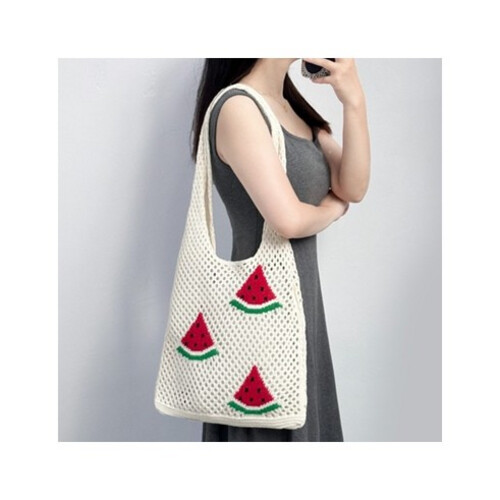 GR400 حقيبة منسوجة جديدة محبوكة كبيرة السعة