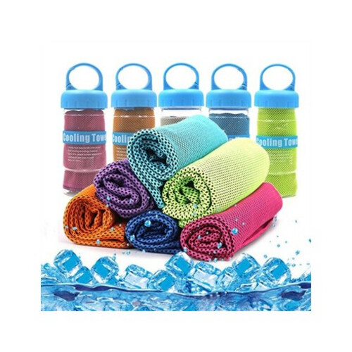 GR403 منشفة تبريد فورية للتدريب، اليوغا، التخييم، المشي